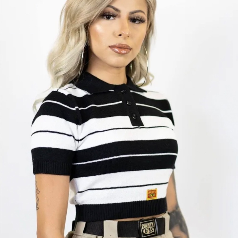 Fb County Charlie Brown Crop Top